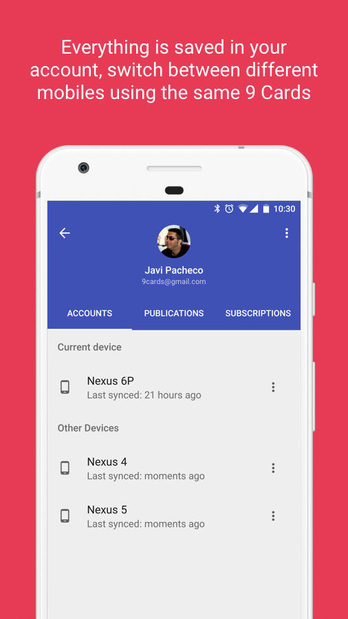 9 Cards V.2, an open source launcher gallery image