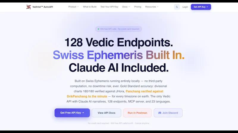 VedIntel™ AstroAPI screenshot 1 (video preview)