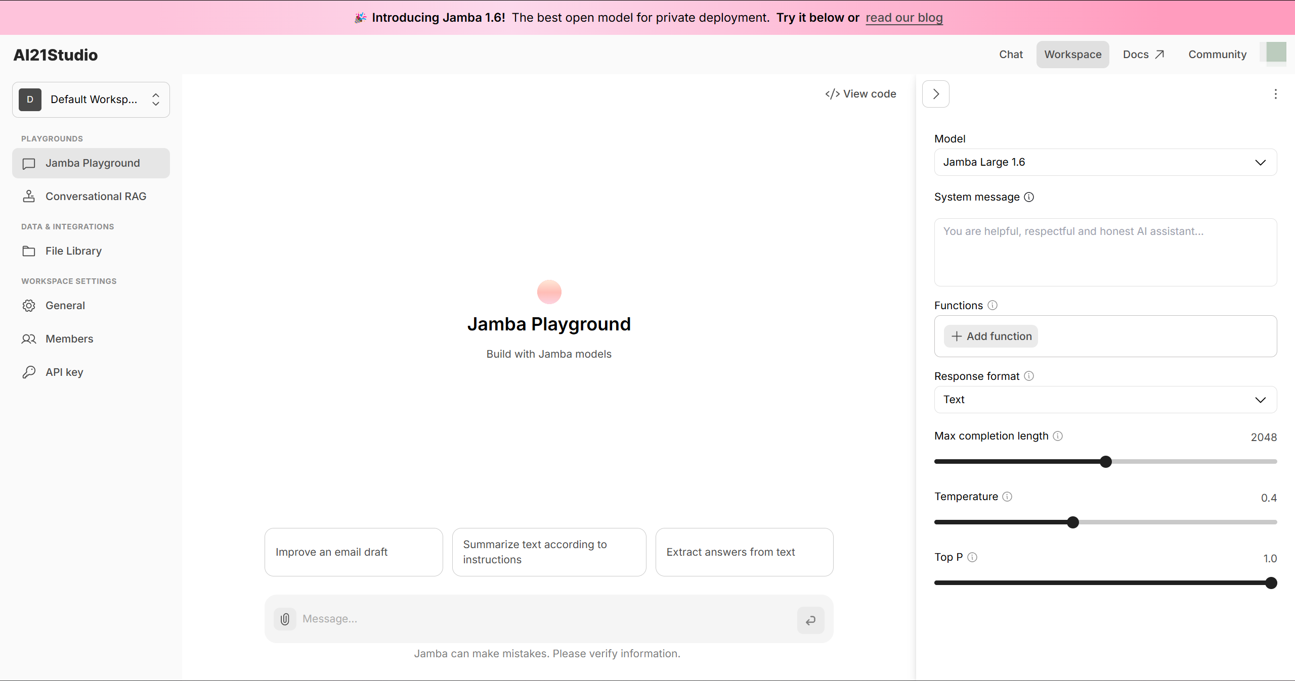 Jamba 1.6 - Enterprise-ready, open model met 256k context media 4