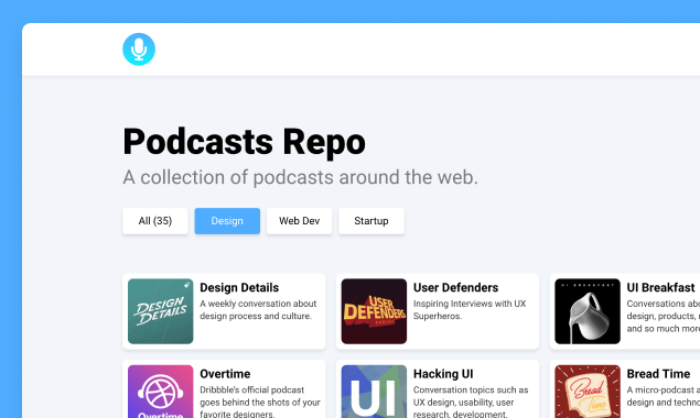 Podcasts Repo gallery image