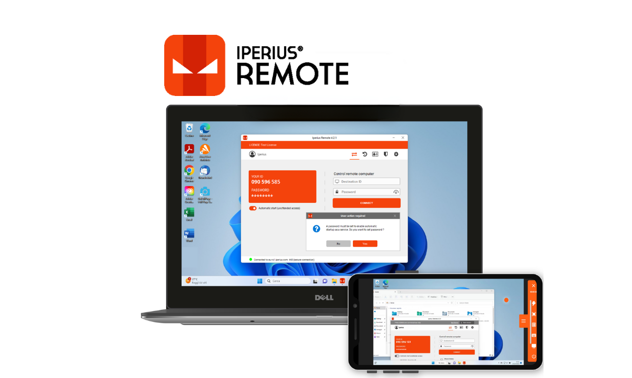 Iperius Remote - ซอฟต์แวร์เดสก์ท็อประยะไกล - เข้าถึงอุปกรณ์ใดก็ได้ทุกที่ media 3