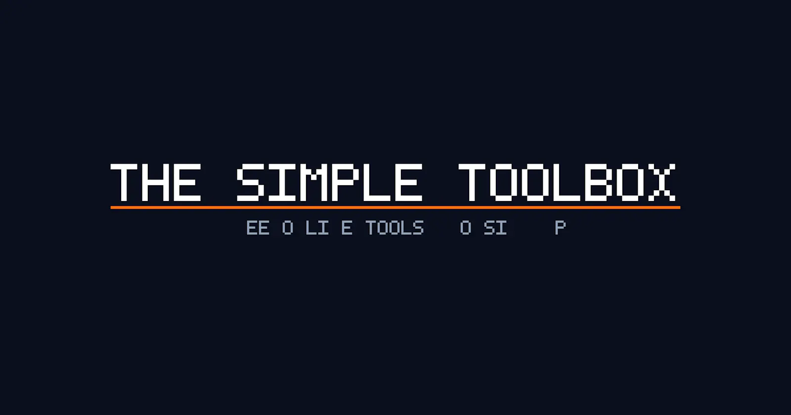 The Simple Toolbox screenshot 1