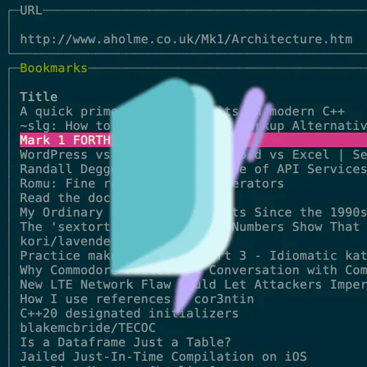 Tefter for the command-line