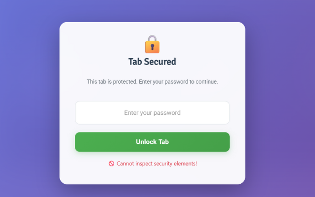 Locksy: Tab Locker & Password Protection gallery image