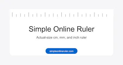 Simple Online Ruler gallery image