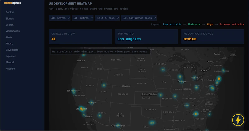 MetroSignals screenshot 2