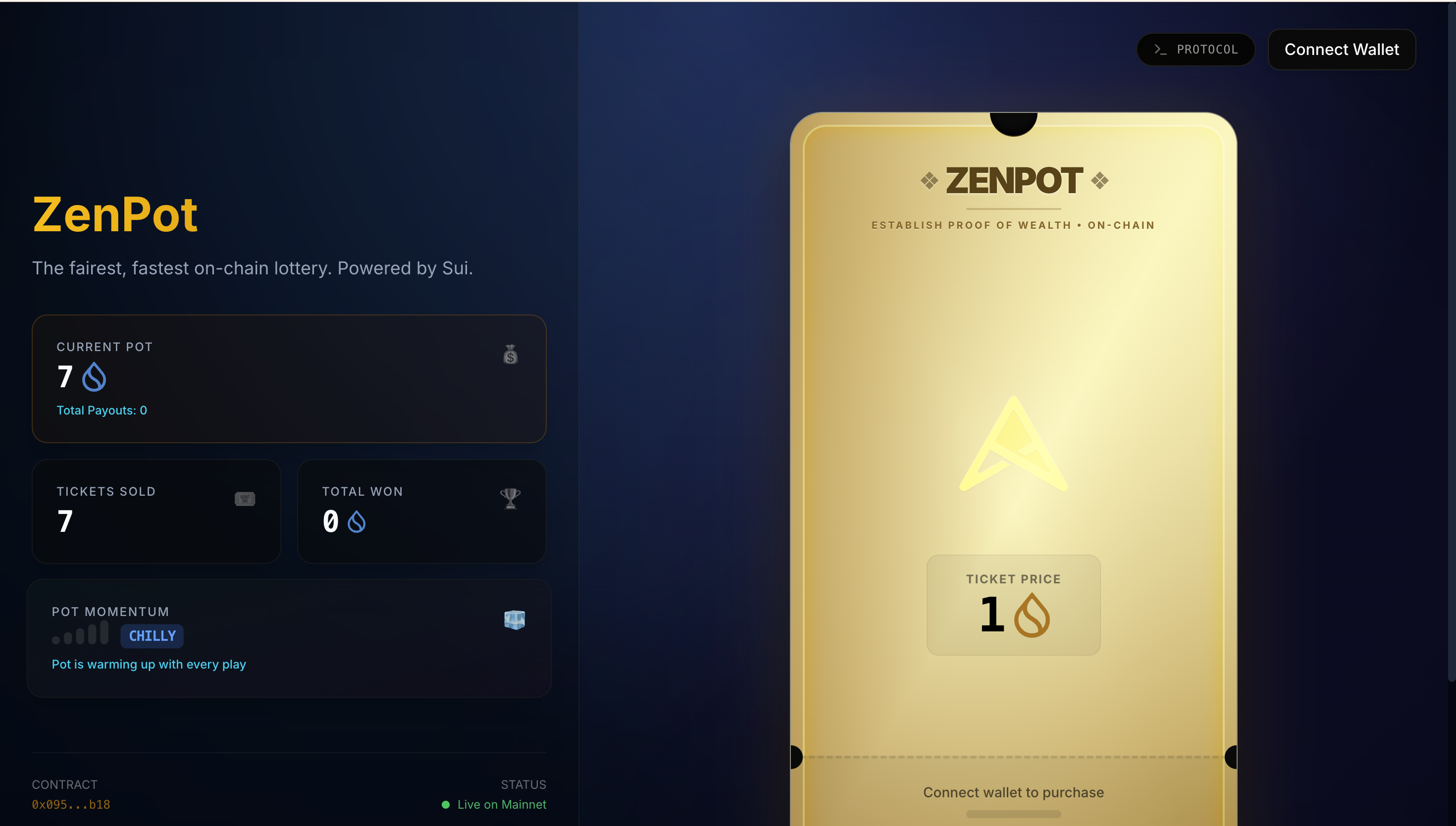ZenPot - Main product screenshot demonstrating key features and user interface
