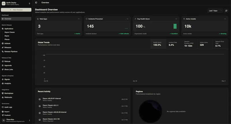 Apollo Deploy screenshot 1