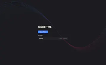 SlideHTML For AI gallery image