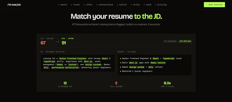DreamJob — Get your dream job screenshot 3
