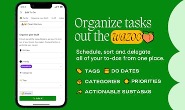 Snapshot of the Actionable Endeavors app&rsquo;s notification center, demonstrating the app&rsquo;s ability to send reminders and updates for upcoming and completed tasks.