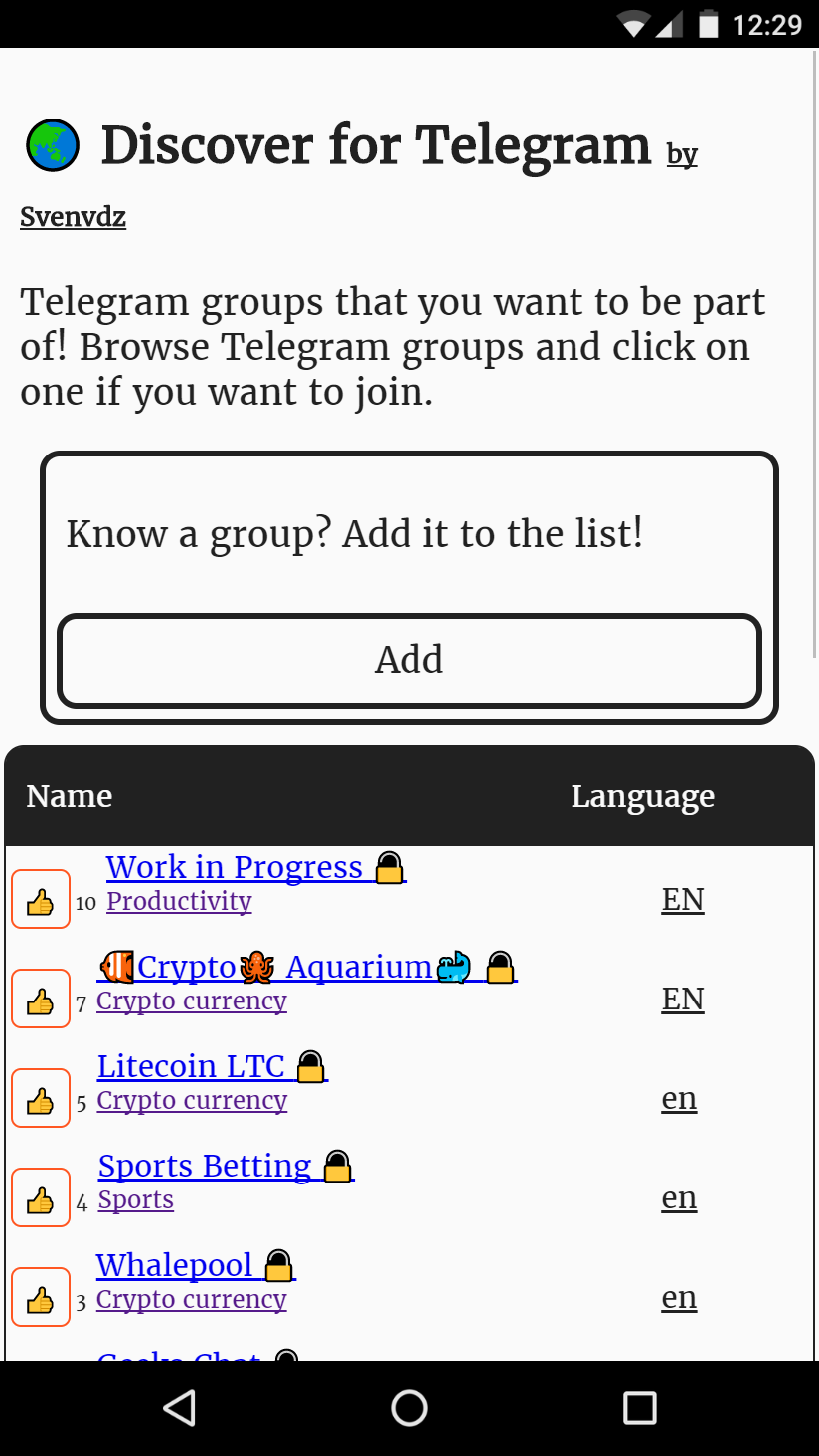 Discover for Telegram gallery image