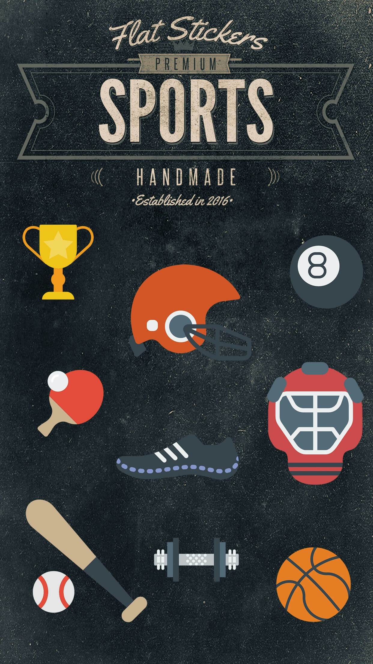 Flatstickers for iOS10 iMessage gallery image