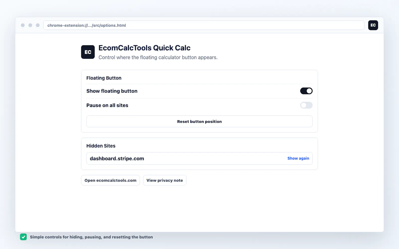 EcomCalcTools Quick Calc screenshot 4