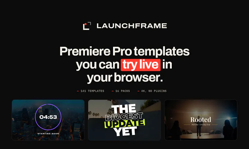Launchframe screenshot 2