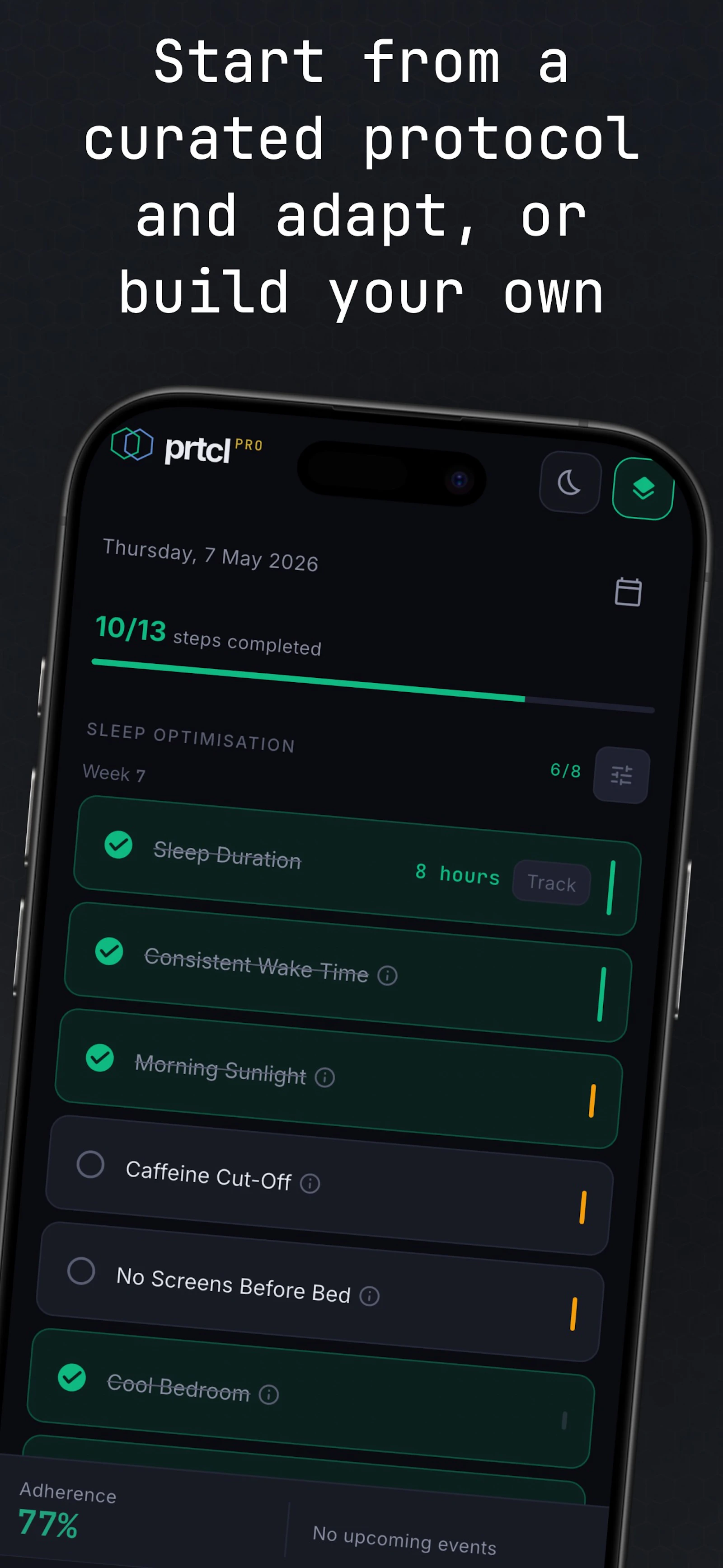 prtcl: health protocol tracker screenshot 5