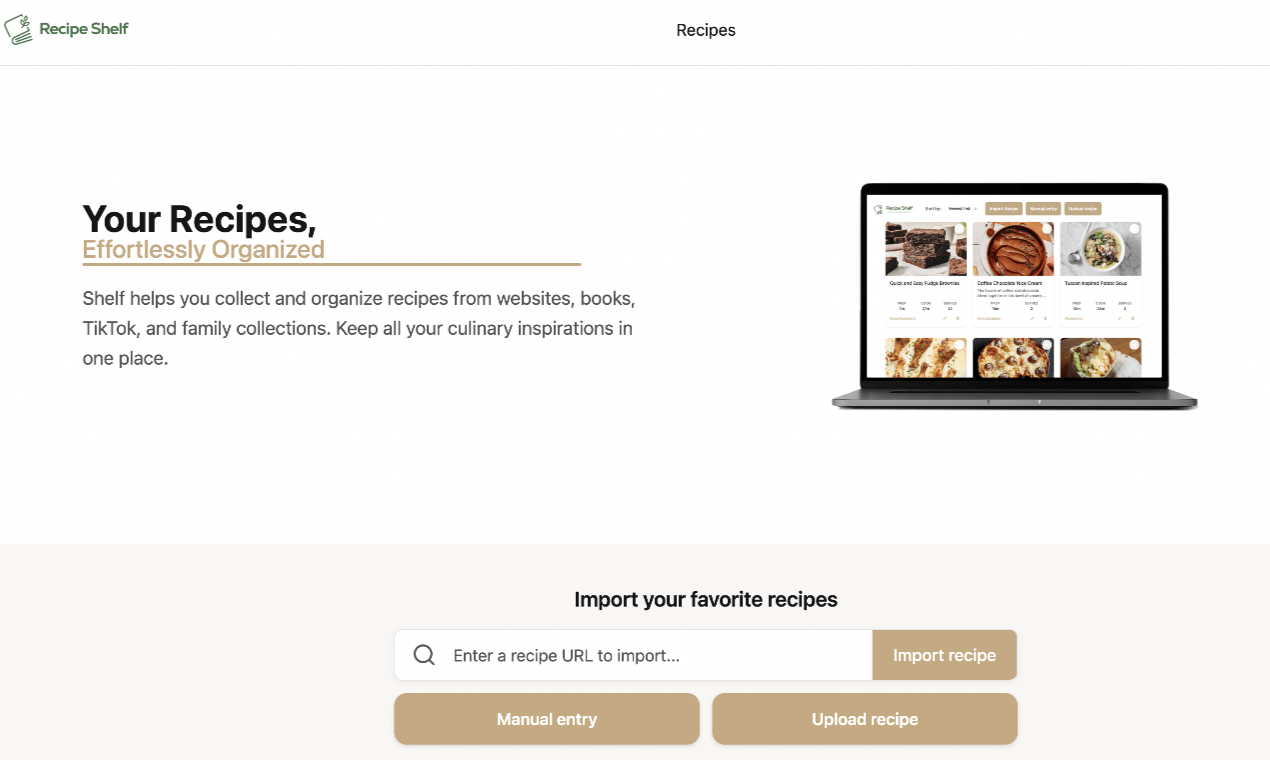 Recipe Shelf gallery image