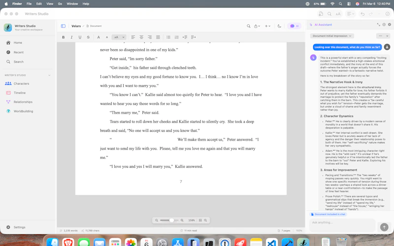 Writers Studio screenshot 6