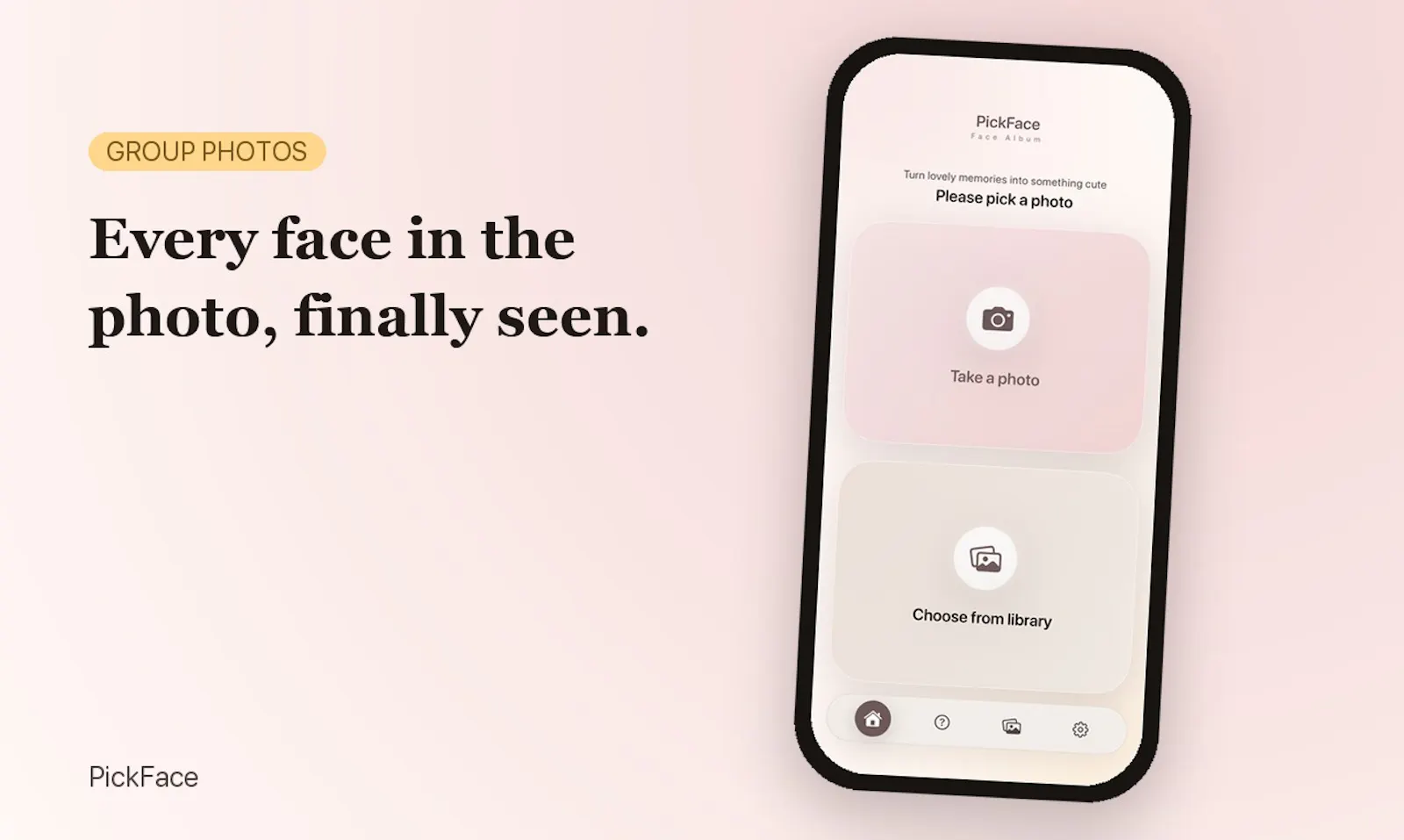 PickFace: Face Album Maker screenshot 1