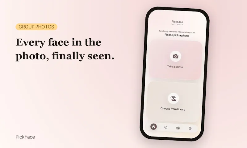 PickFace: Face Album Maker screenshot 1