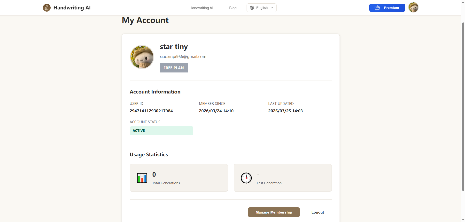 Handwriting AI gallery image