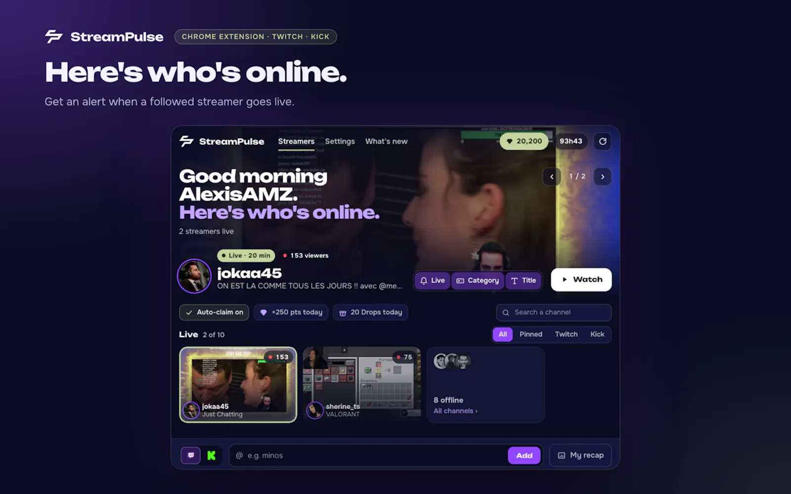 StreamPulse screenshot 1