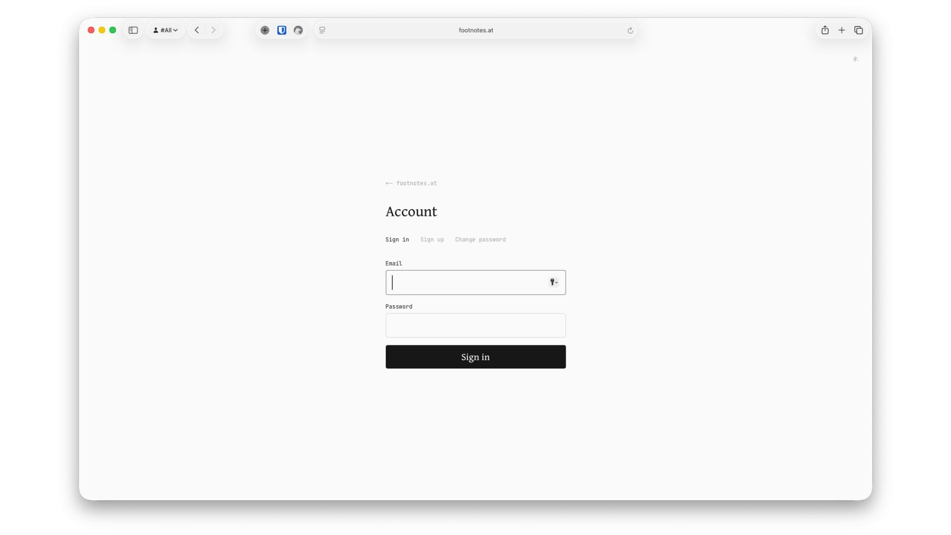 footnotes.at - Screenshot 3 showing product features and functionality