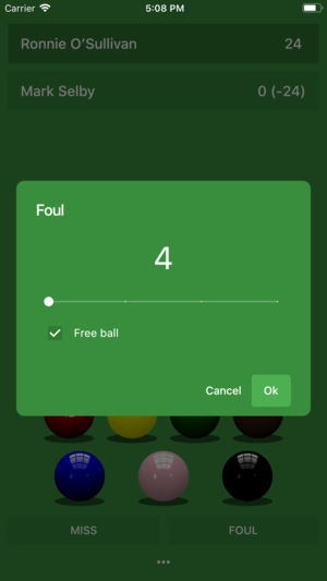 Snooker: Scoreboard gallery image