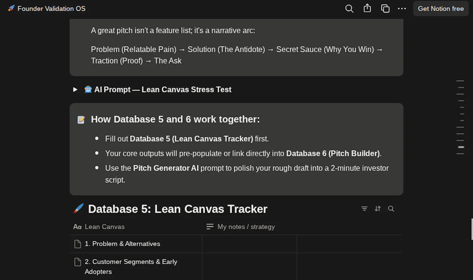 Founder Validation OS  screenshot 2