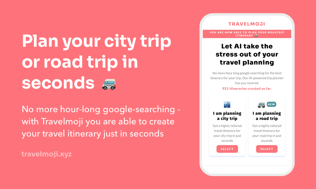 Travelmoji - Let AI take the stress out of your travel planning | Product  Hunt