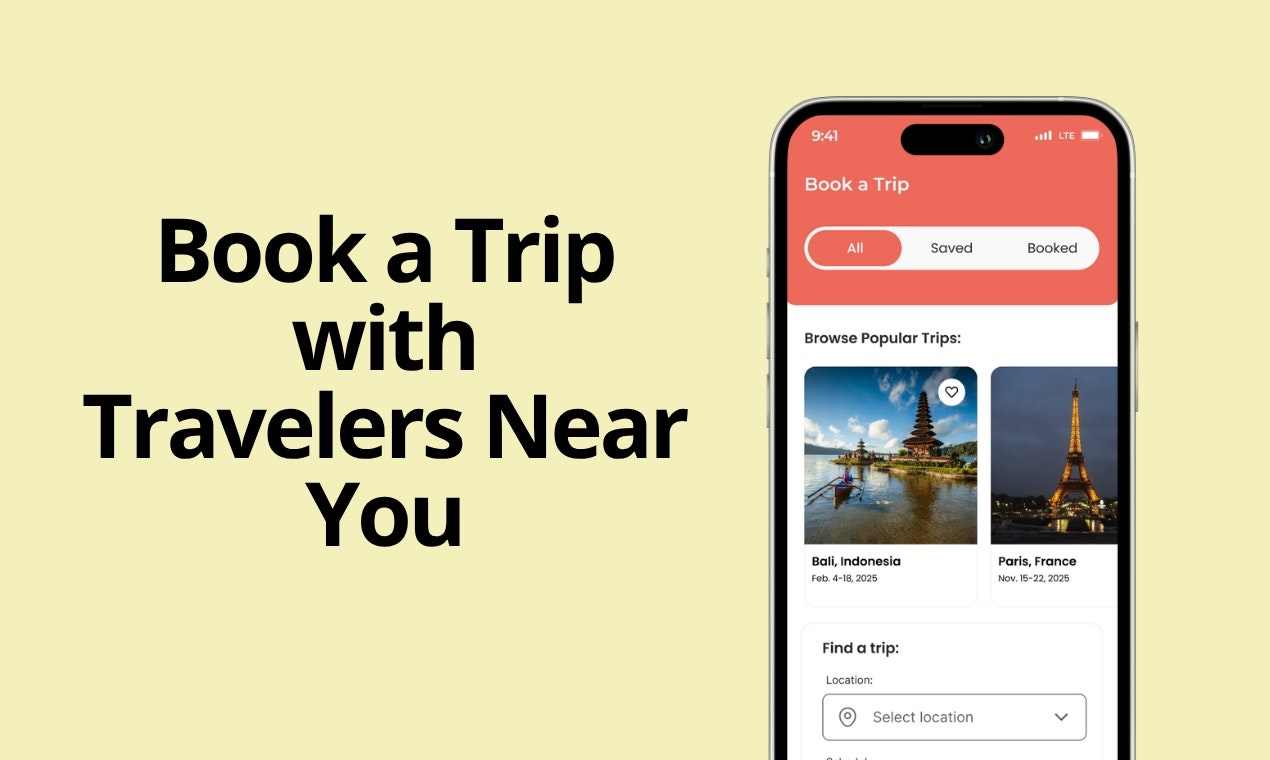 MiaVia Solo Travel App - Screenshot 5 showing product features and functionality