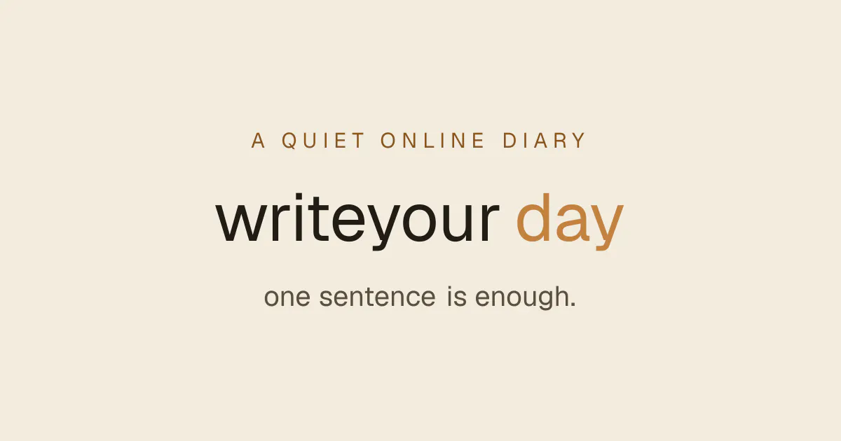 Write Your Day gallery image