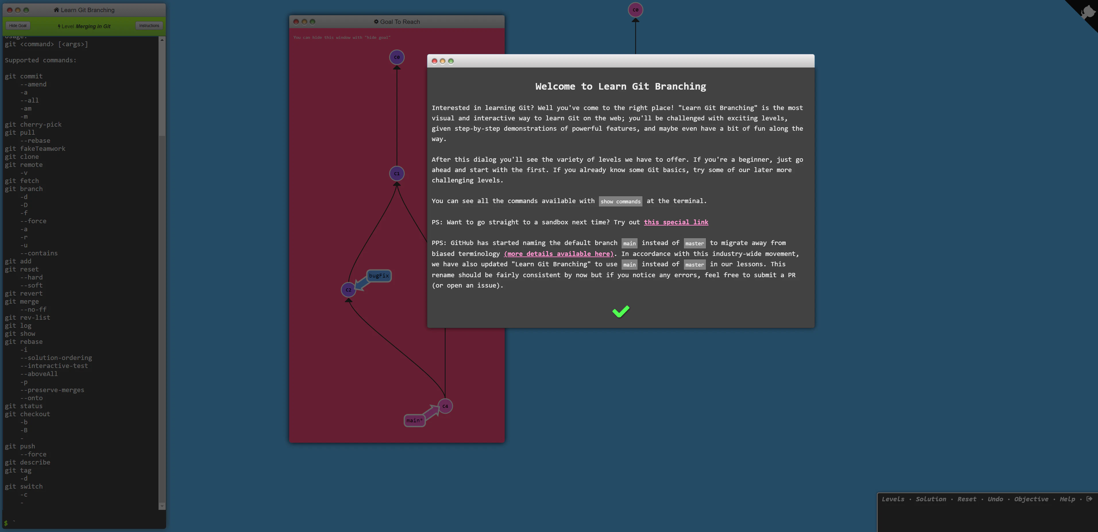 Learn git branching 2 Git Learn git branching 2 git