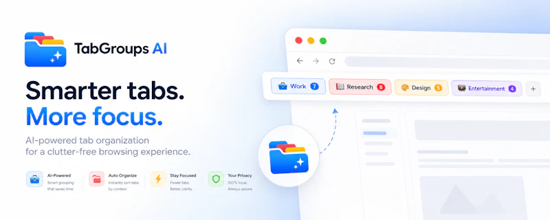 TabGroups AI - Organize  Chrome Tabs screenshot 2
