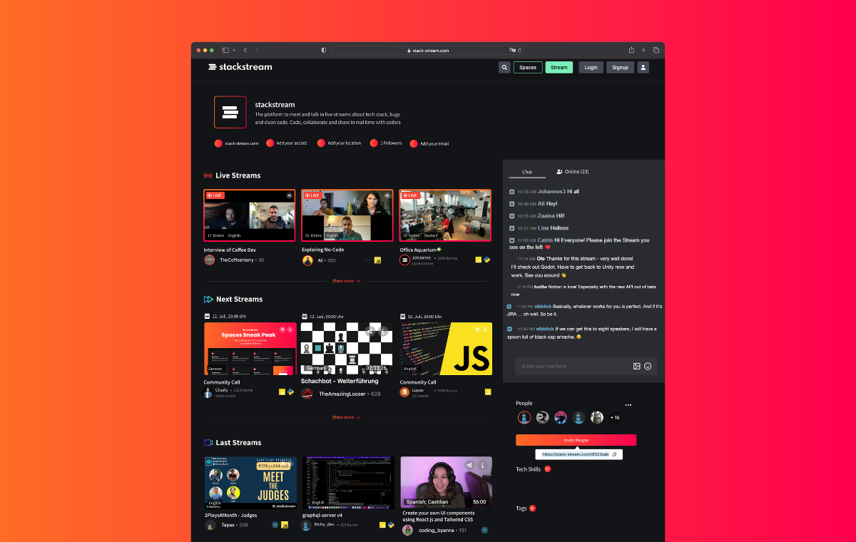 وسائط StackStream - منزل المطورين للرمز والتعلم معًا 5