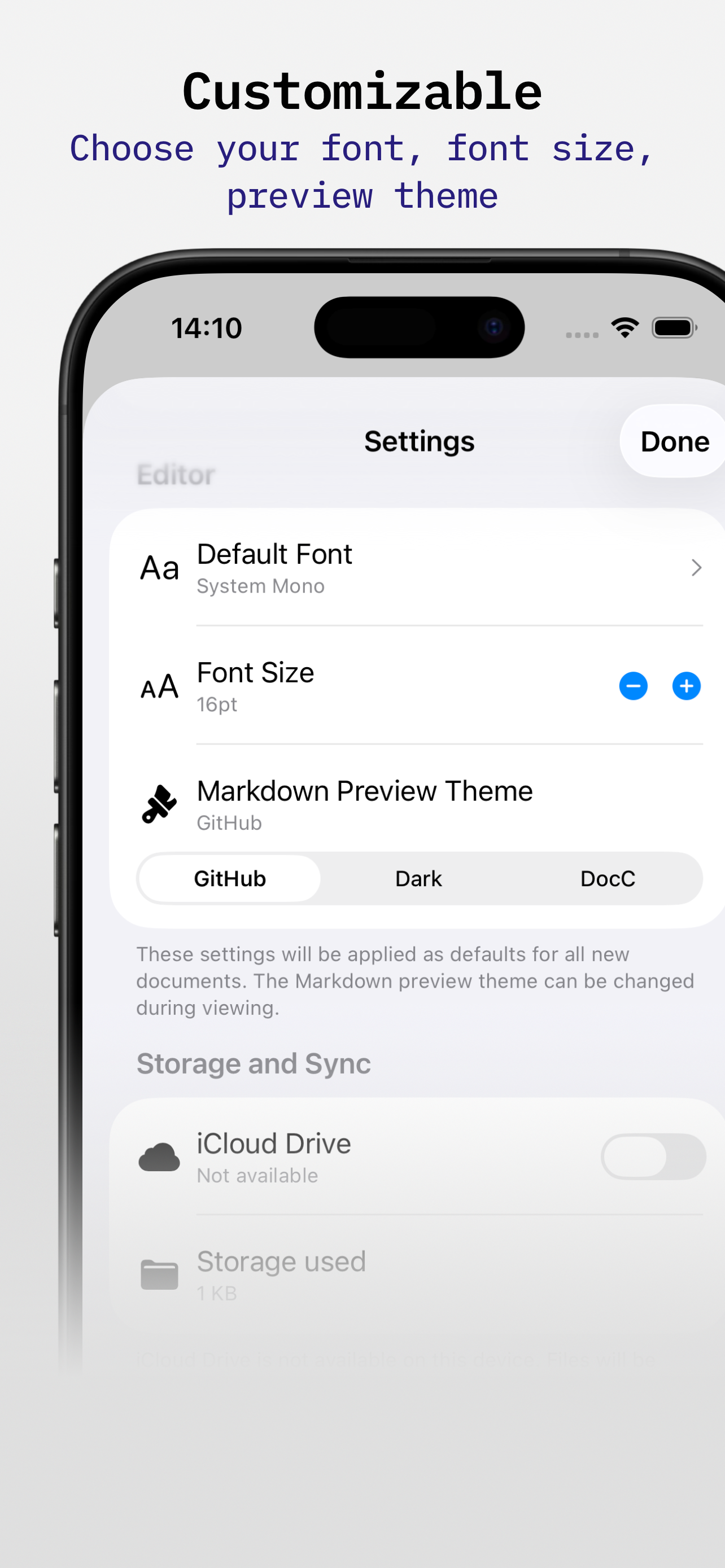 Lettera, Markdown Edit with iCloud Sync gallery image