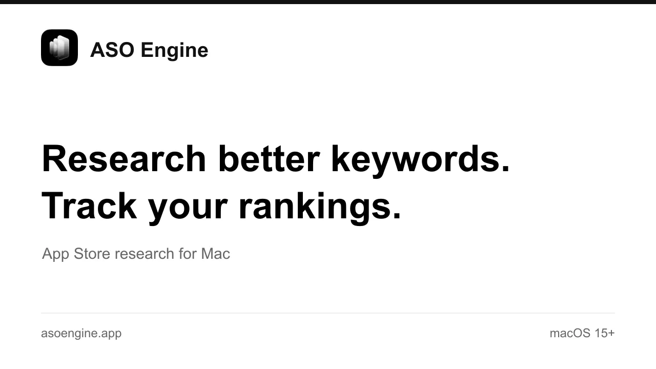 ASO Engine - App Store Optimization Tool gallery image