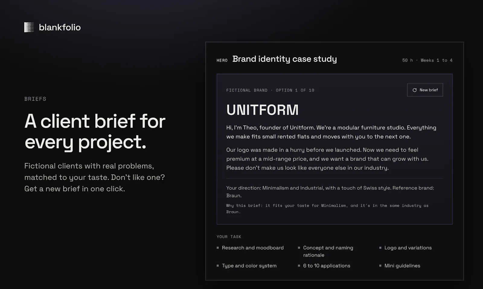Blankfolio screenshot 4