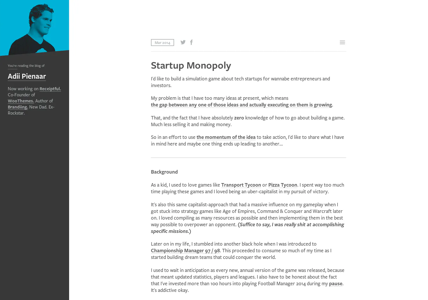 Startup Monopoly