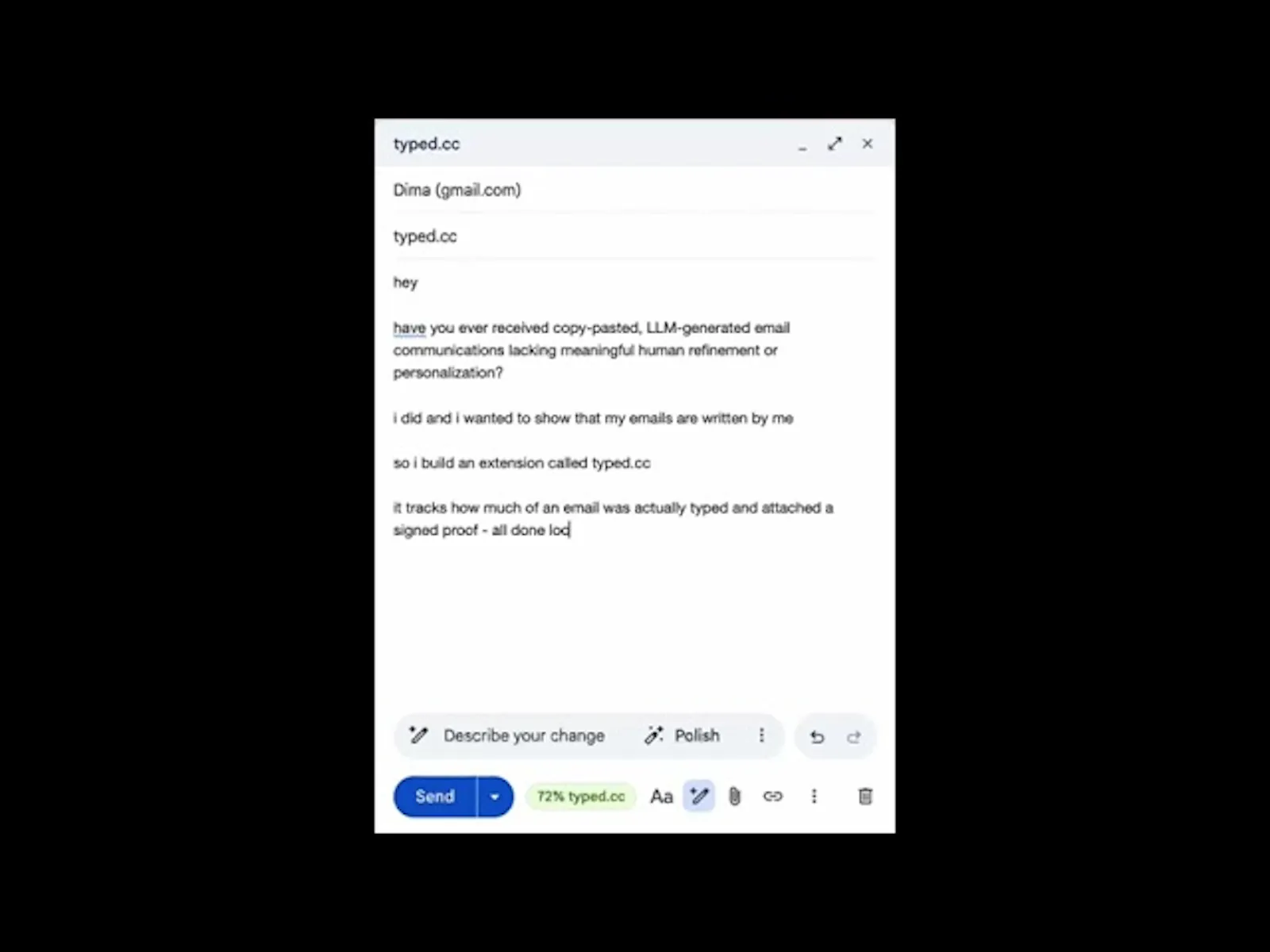 typed.cc screenshot 1 (video preview)