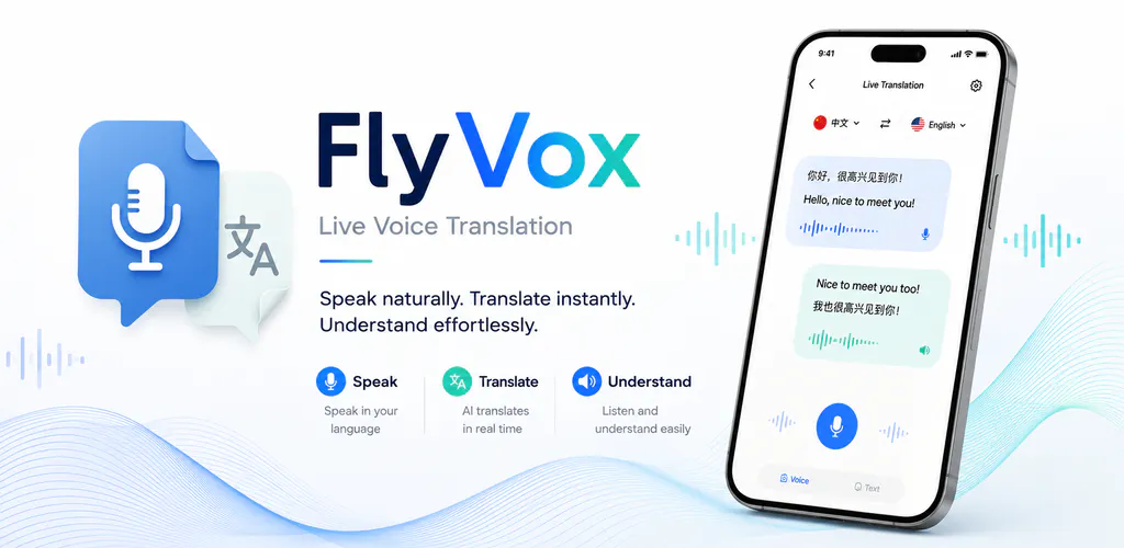 FlyVox: AI Live Translator gallery image