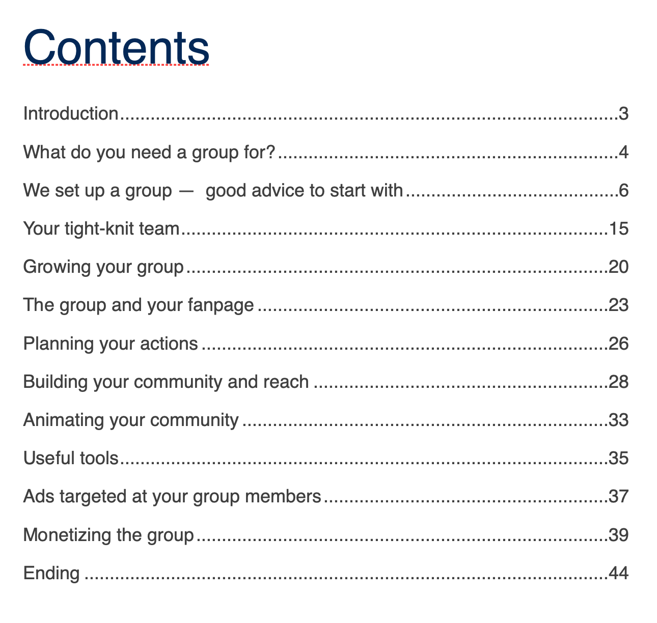 How to manage Facebook groups? (ebook) gallery image
