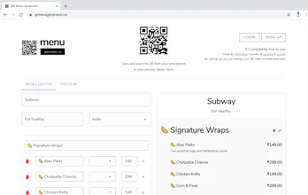 QR Menu Generator gallery image