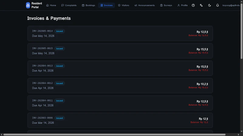 ApartmentERP - Facility Mgmt Platform screenshot 4