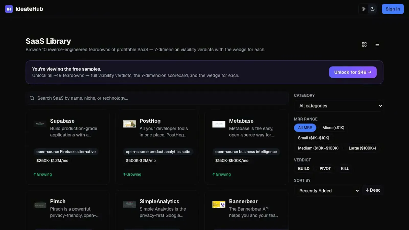 IdeateHub screenshot 1 (video preview)