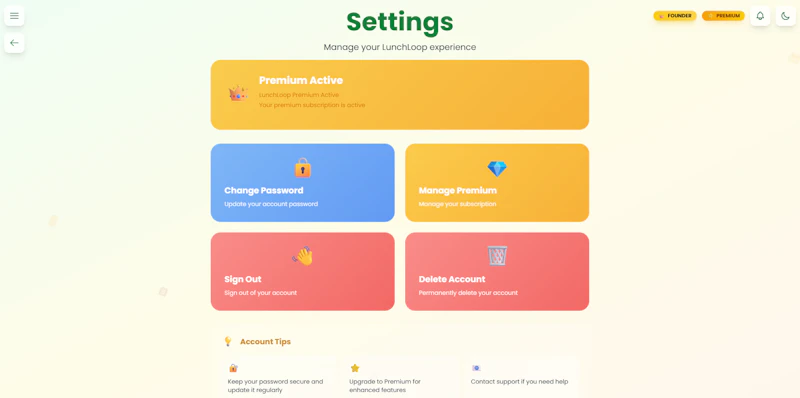 Lunchloop screenshot 11