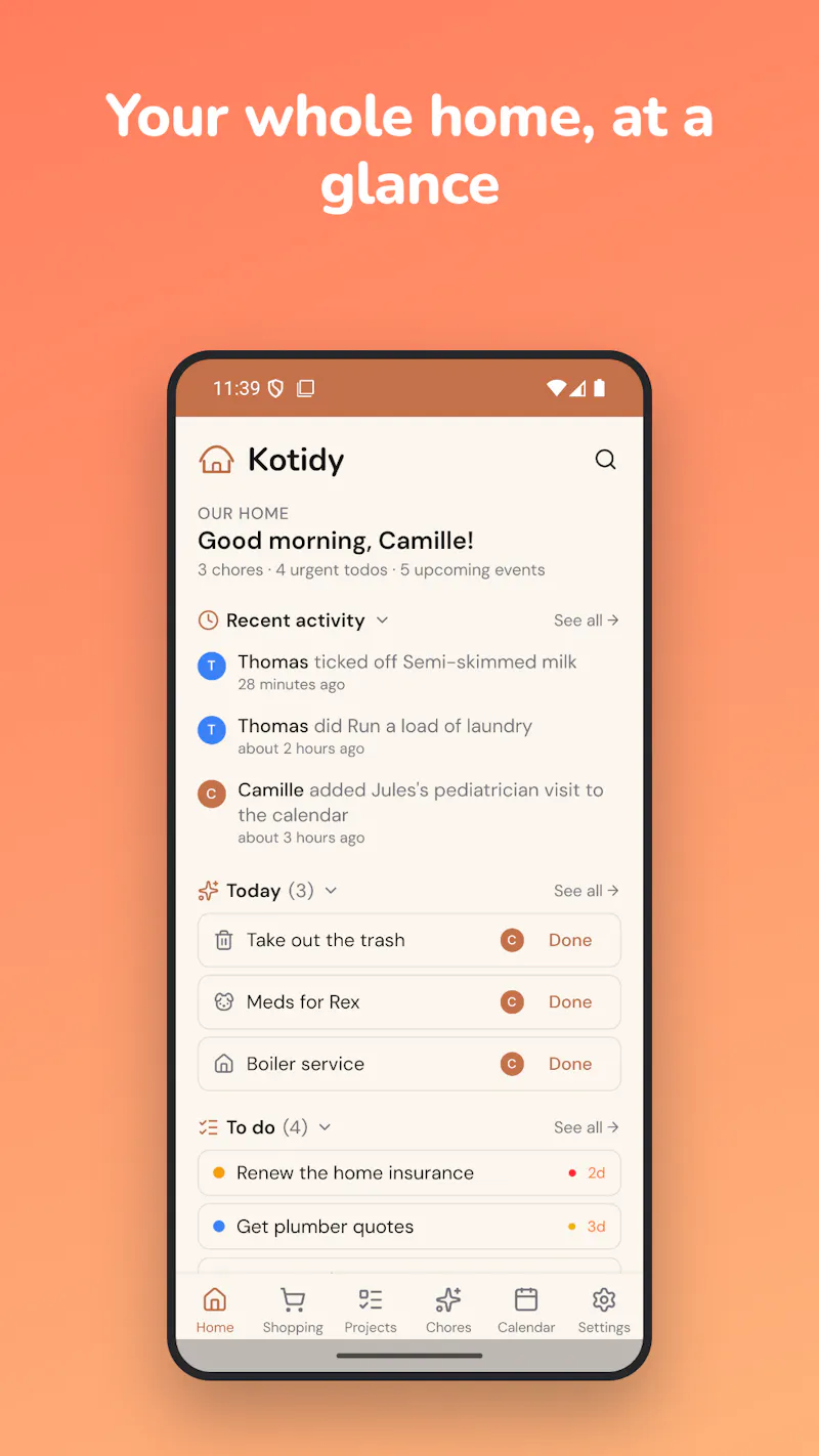 Kotidy screenshot 2
