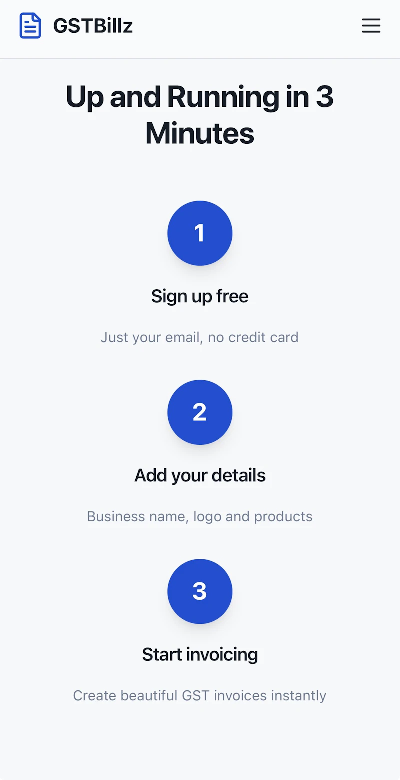 GSTBillz-GST Billing for Indian Creators screenshot 2