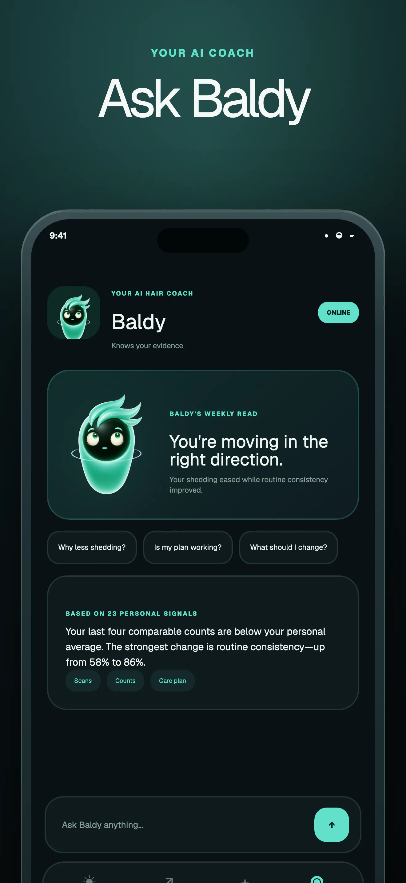 BALD AI: Hair Loss Tracker gallery image