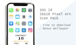 Free Pixel Art Icon Pack for IOS 14 image